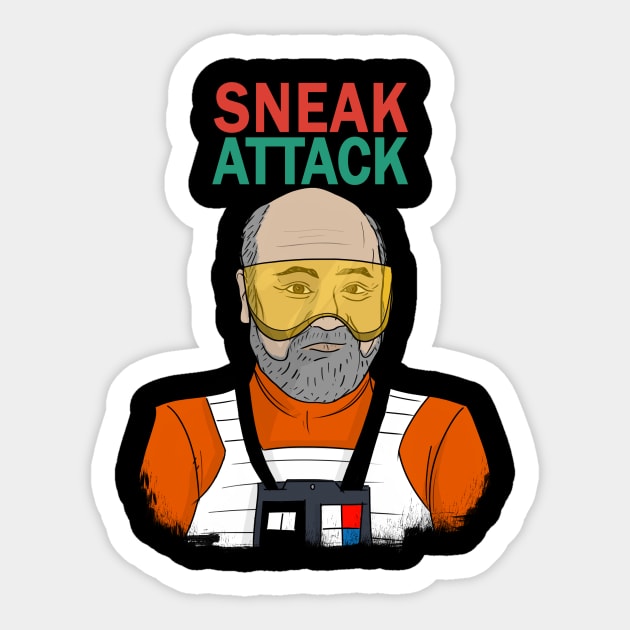 Sneak Attack II Sticker by mattskilton